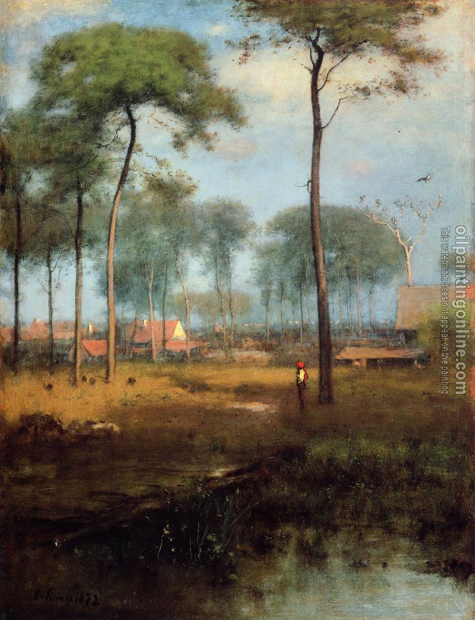 George Inness - Early Morning Tarpon Springs